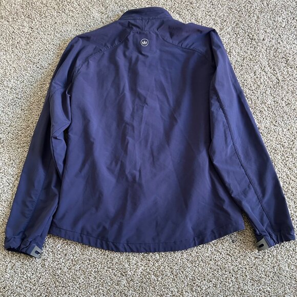 Peter Millar Mens L Full-Zip Lightweight Golf Jacket Navy - Picture 5 of 13